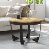 vidaXL Salontafel 60x40 cm massief gerecycled hout