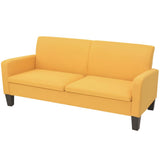 vidaXL Tweezitsbank 135x65x76 cm lichtgrijs
