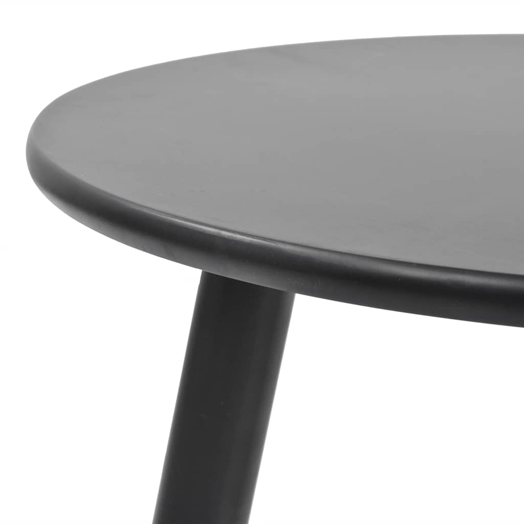 vidaXL 2-delige Bijzettafelset massief grenenhout wit