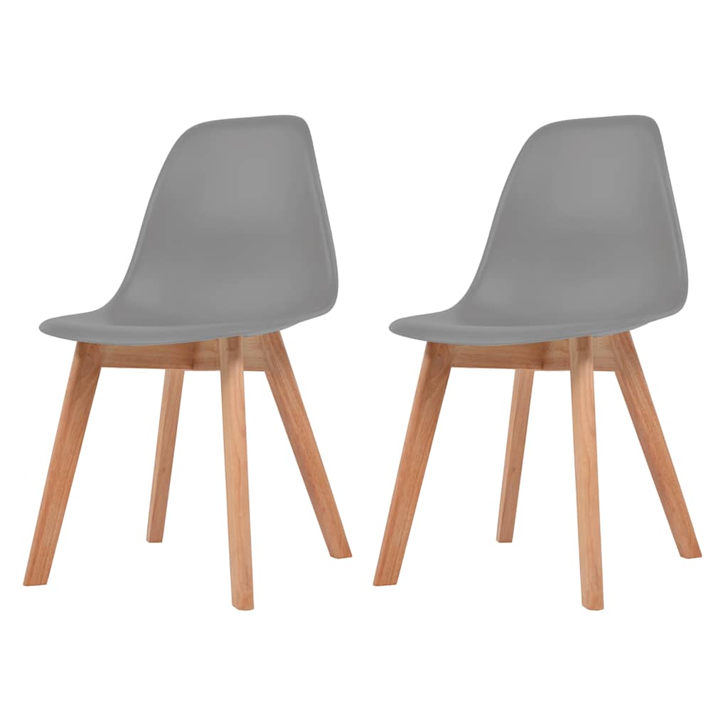 vidaXL Dining Chairs 6 pcs Plastic White