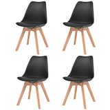 vidaXL Eetkamerstoelen 2 st kunststof grijs