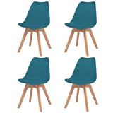 vidaXL Eetkamerstoelen 2 st kunststof grijs