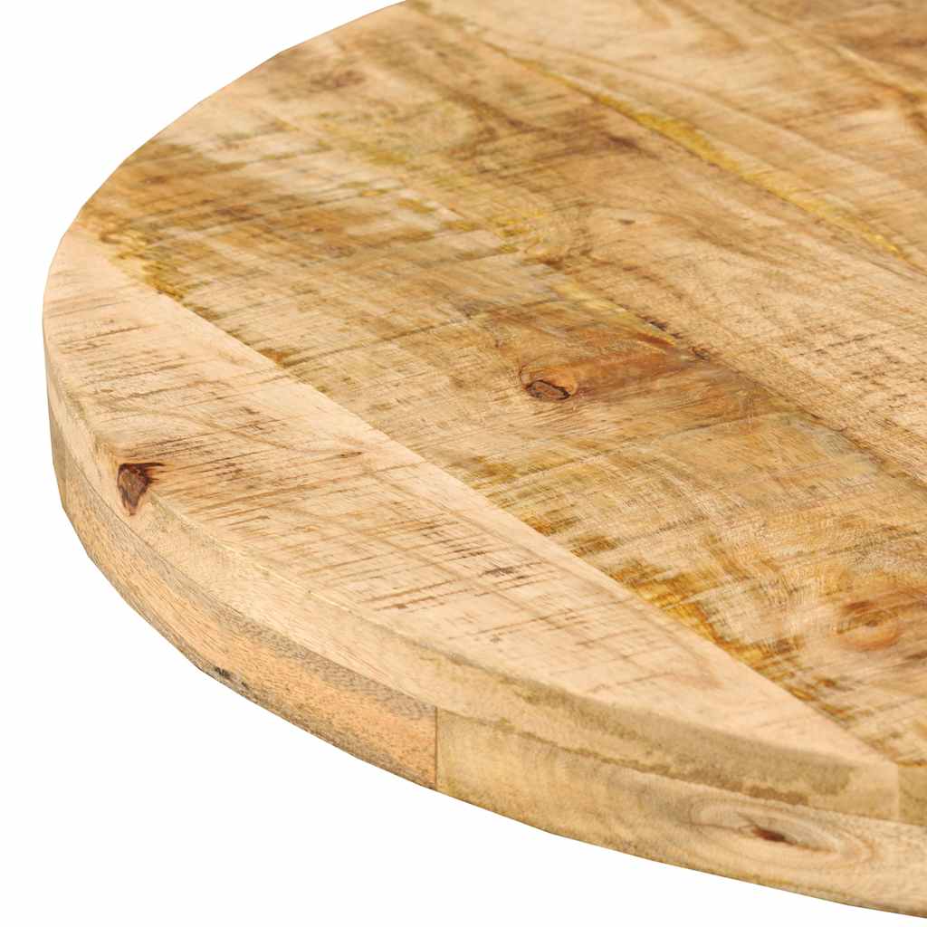 vidaXL Eettafel 180 cm massief mangohout en staal