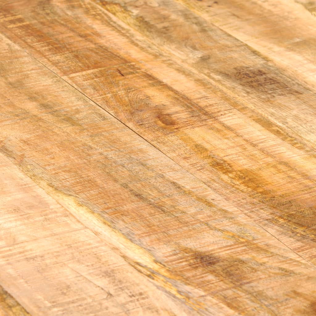 vidaXL Eettafel 180 cm massief mangohout en staal