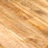 vidaXL Eettafel 180 cm massief mangohout en staal