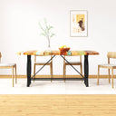 vidaXL Dining Table 180 cm Solid Reclaimed Wood