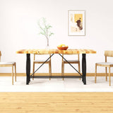 vidaXL Eettafel 180 cm massief gerecycled hout