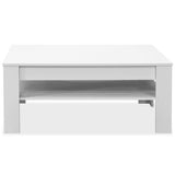 vidaXL Salontafel 110x65x48 cm bewerkt hout wit