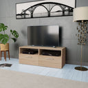 vidaXL Tv-meubel 95x35x36 cm bewerkt hout wit