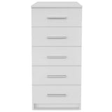 vidaXL Tall Chest of Drawers 41x35x106 cm Engineered Wood White