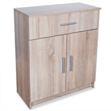 vidaXL Dressoir 71x35x88 cm bewerkt hout eiken