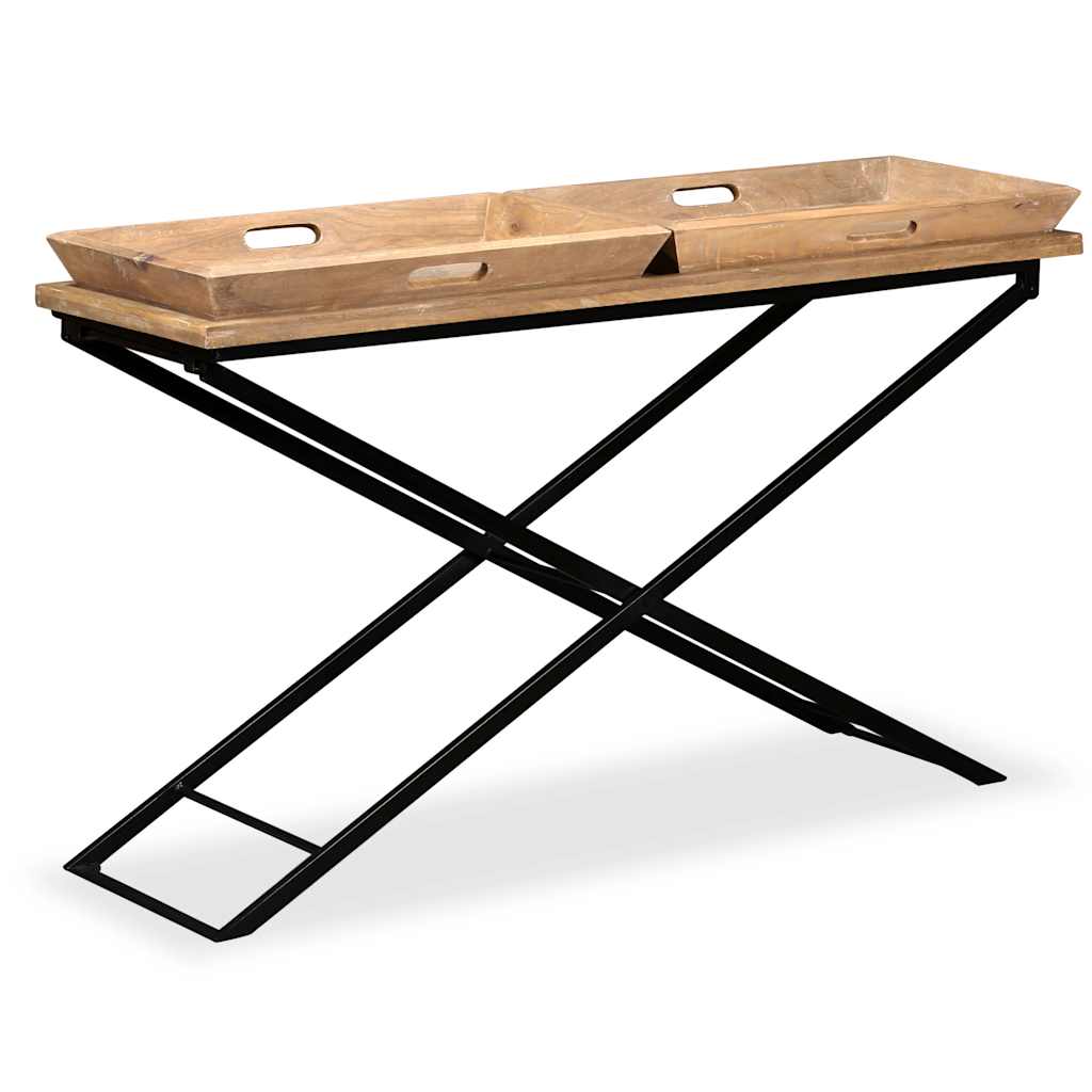 vidaXL Coffee table 110x55x42 cm solid mango wood