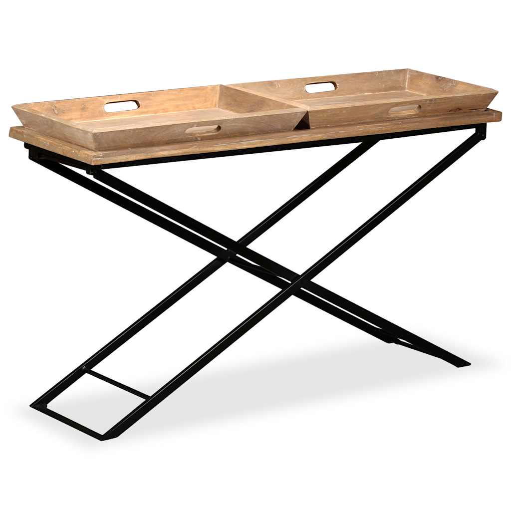 vidaXL Coffee table 110x55x42 cm solid mango wood
