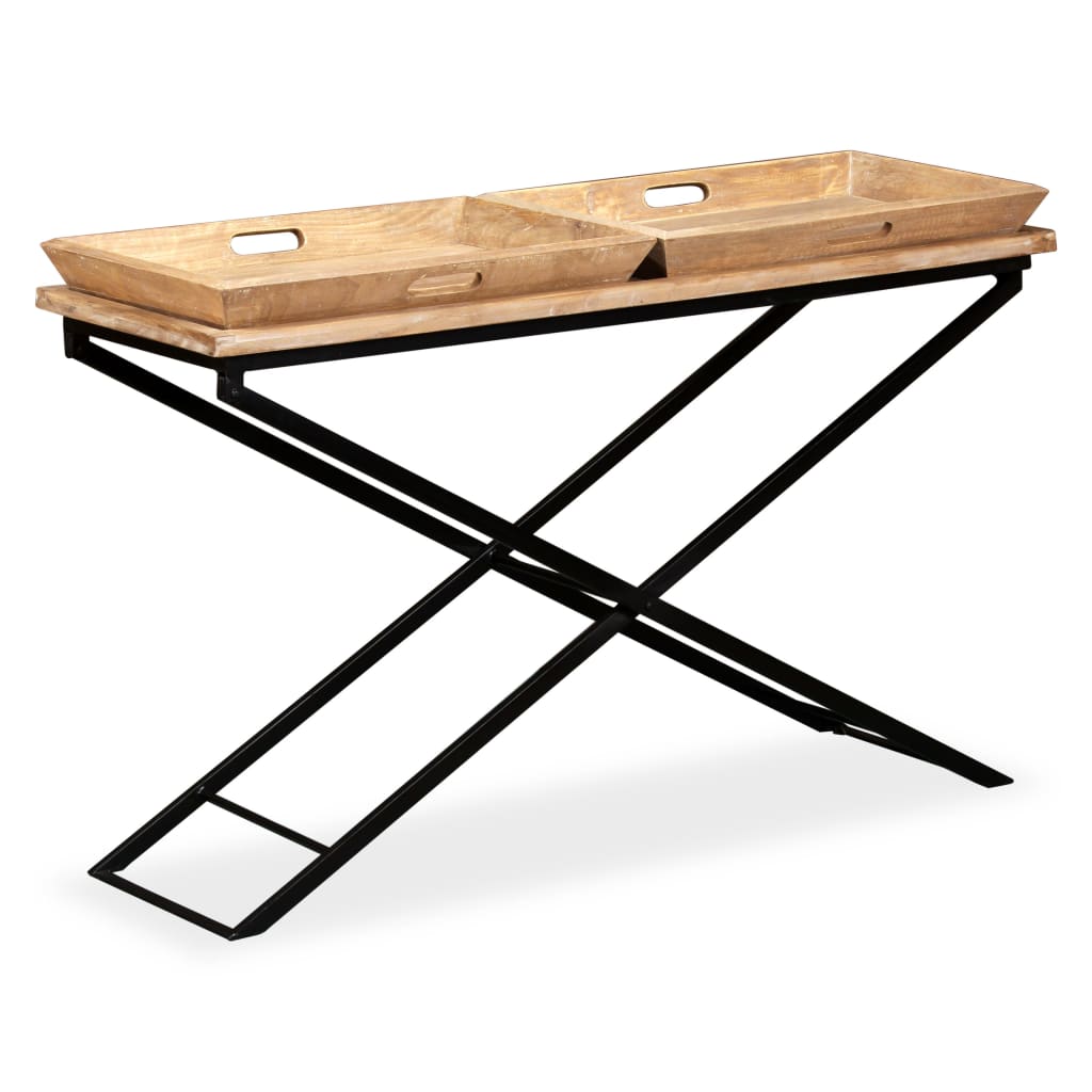 vidaXL Coffee table 110x55x42 cm solid mango wood