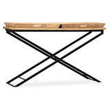 vidaXL Coffee table 110x55x42 cm solid mango wood