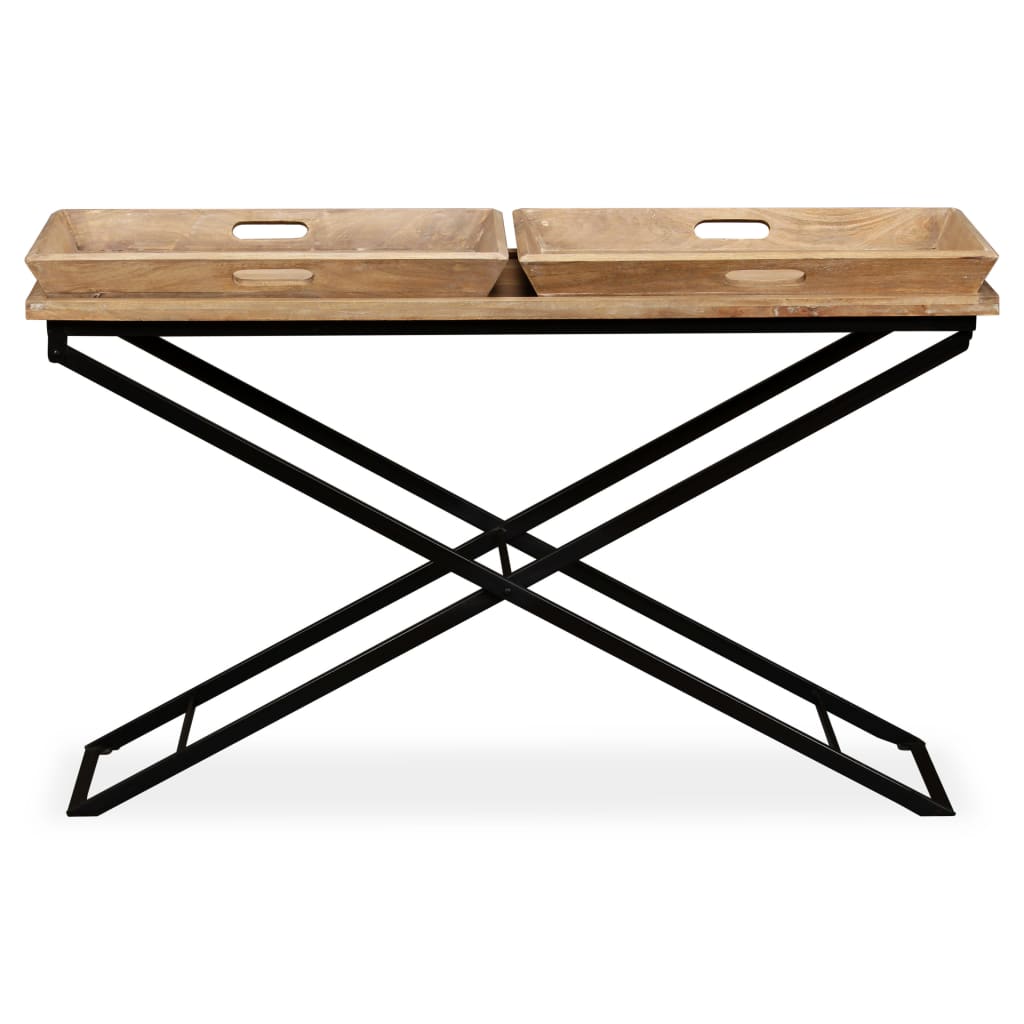 vidaXL Coffee table 110x55x42 cm solid mango wood