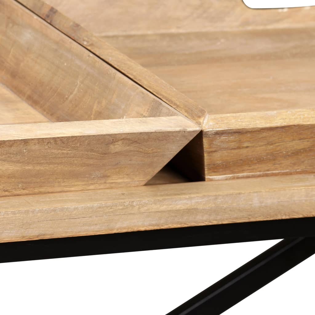vidaXL Coffee table 110x55x42 cm solid mango wood