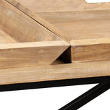vidaXL Coffee table 110x55x42 cm solid mango wood