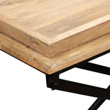 vidaXL Coffee table 110x55x42 cm solid mango wood