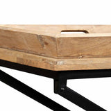 vidaXL Coffee table 110x55x42 cm solid mango wood