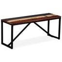 vidaXL Bankje 110x35x45 cm massief gerecycled hout