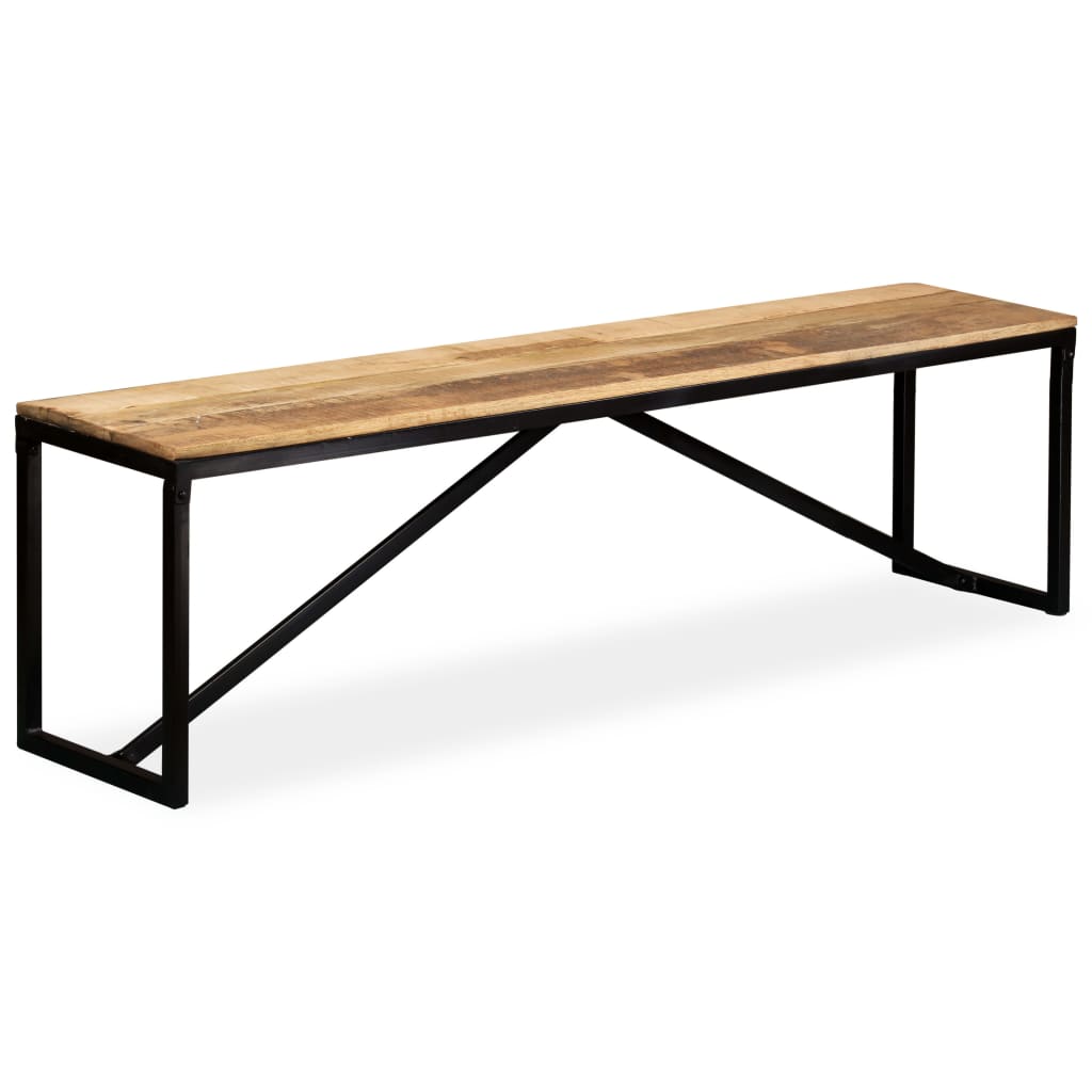 vidaXL Bankje 110x35x45 cm massief gerecycled hout