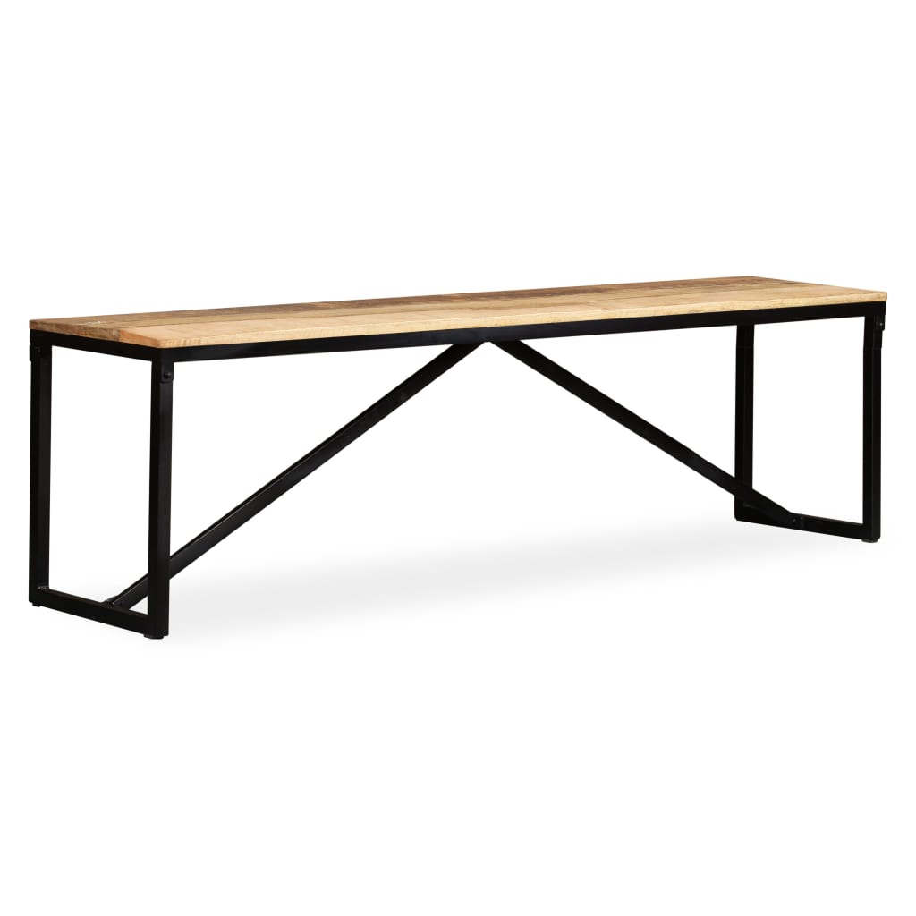 vidaXL Bankje 110x35x45 cm massief gerecycled hout