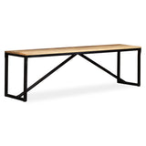 vidaXL Bankje 110x35x45 cm massief gerecycled hout
