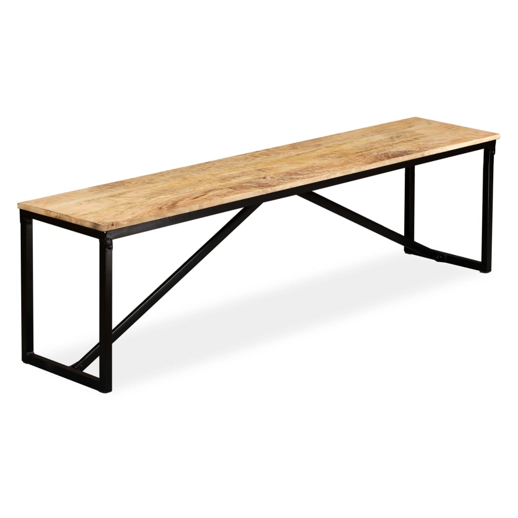 vidaXL Bankje 110x35x45 cm massief gerecycled hout