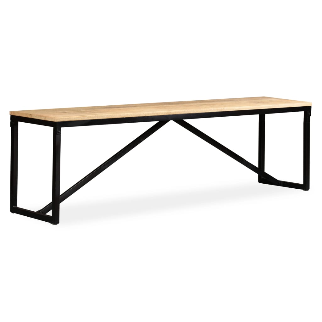 vidaXL Bankje 110x35x45 cm massief gerecycled hout