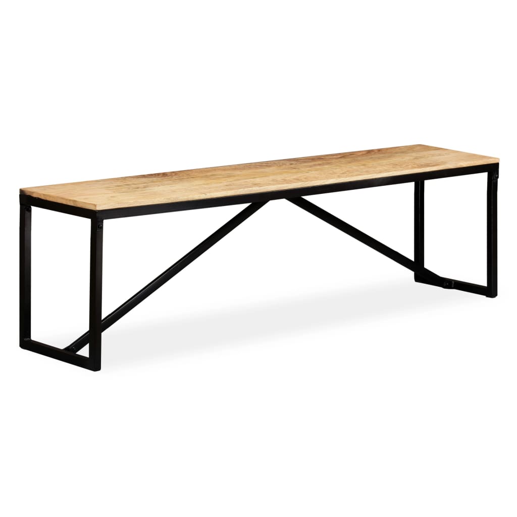 vidaXL Bankje 110x35x45 cm massief gerecycled hout
