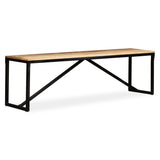 vidaXL Bankje 110x35x45 cm massief gerecycled hout