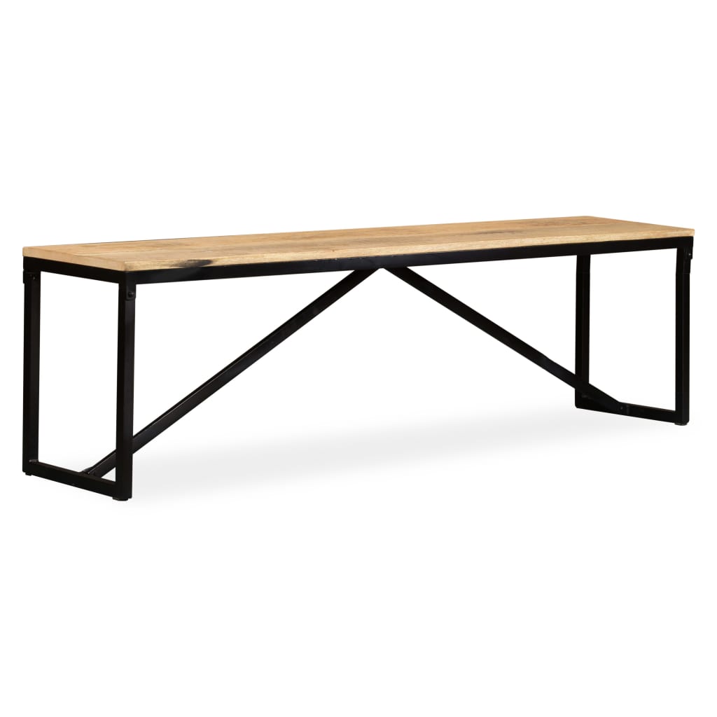 vidaXL Bankje 110x35x45 cm massief gerecycled hout