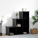 vidaXL Storage Cabinet with 6 Compartments White