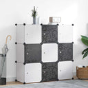 vidaXL Storage Cabinet with 6 Compartments White