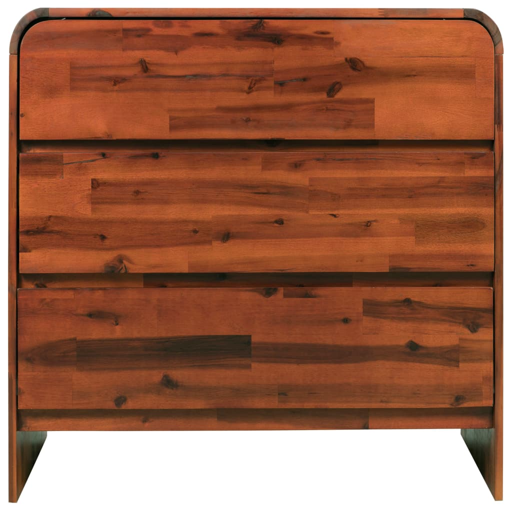vidaXL Ladekast 90x37x75 cm massief acaciahout