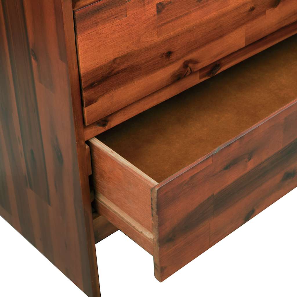 vidaXL Ladekast 90x37x75 cm massief acaciahout