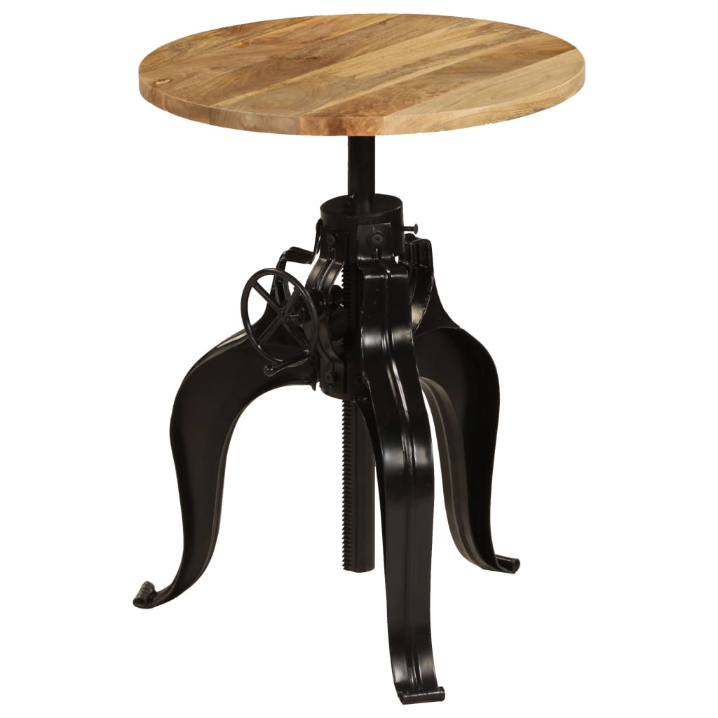 vidaXL Bar table 60x(76-110) cm solid mango wood