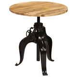 vidaXL Bar table 60x(76-110) cm solid mango wood