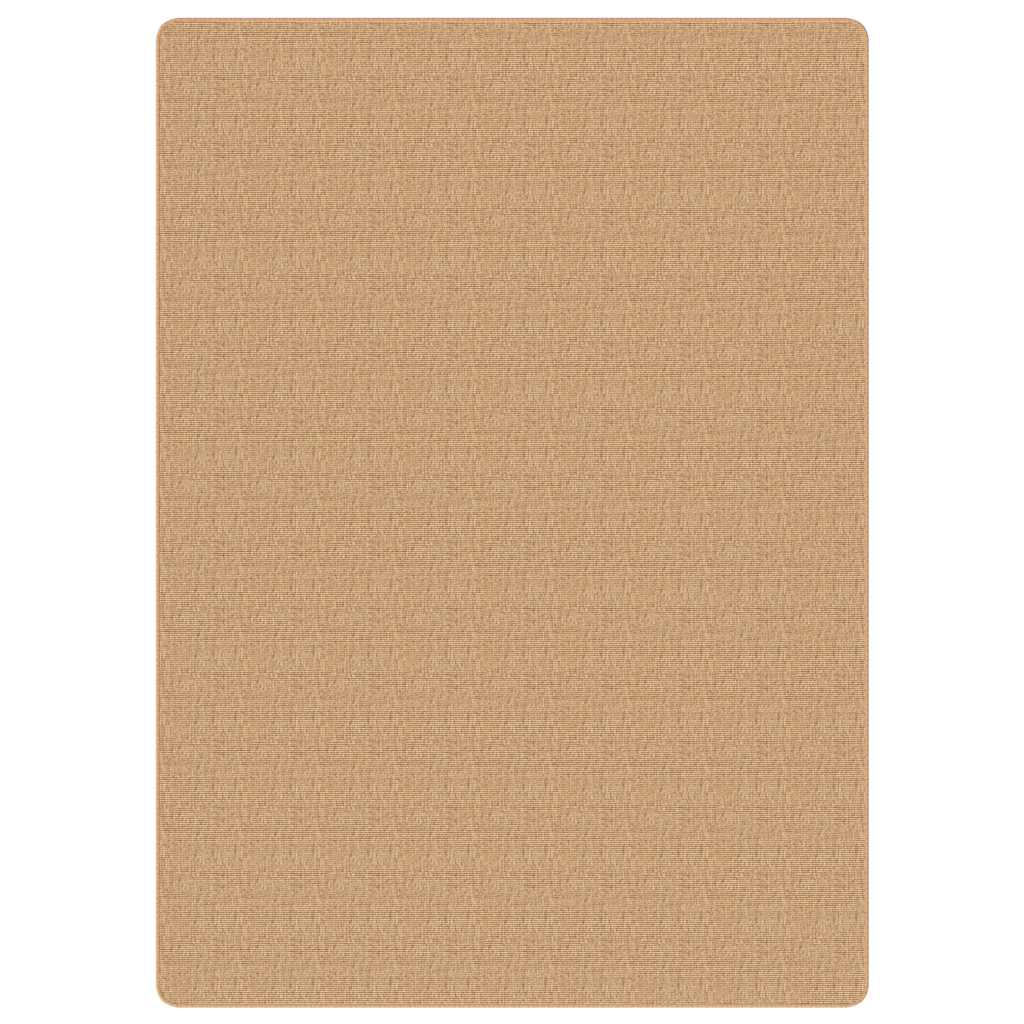 vidaXL Tapijt met latex onderkant 70x130 cm jute natuurlijk