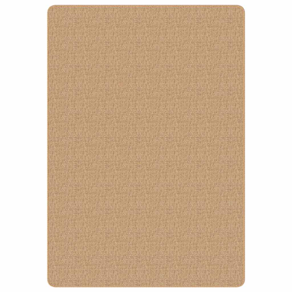 vidaXL Tapijt met latex onderkant 70x130 cm jute natuurlijk