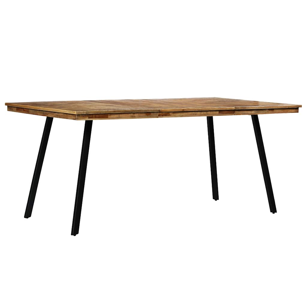 vidaXL Dining Table 180x90x76 cm Recycled Teak and Steel