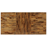 vidaXL Dining Table 180x90x76 cm Recycled Teak and Steel