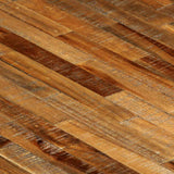 vidaXL Dining Table 180x90x76 cm Recycled Teak and Steel
