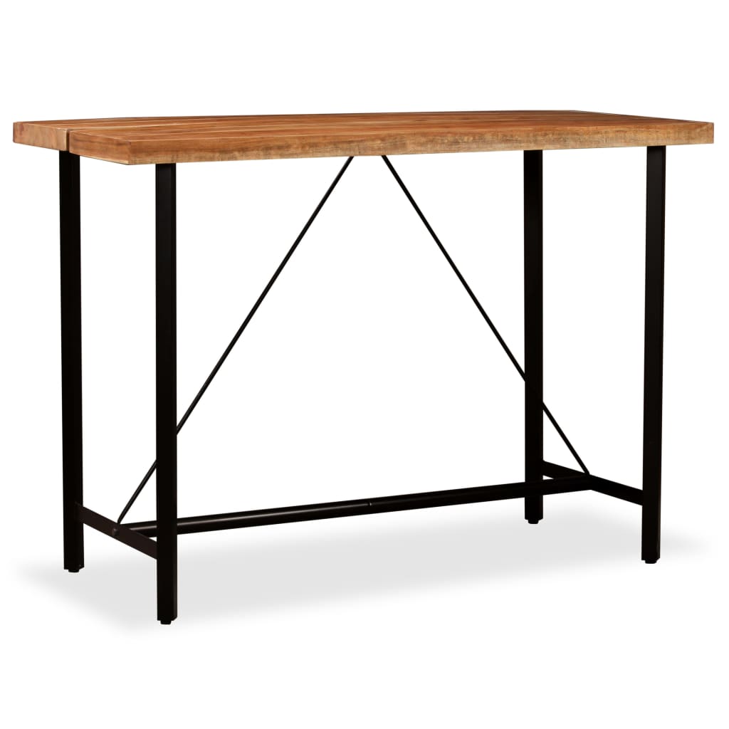 vidaXL Bar Table 60x60x107 cm Solid Acacia Wood