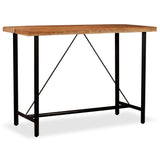 vidaXL Bar Table 60x60x107 cm Solid Acacia Wood