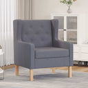 vidaXL Fabric Armchair Cream