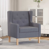 vidaXL Fabric Armchair Cream