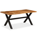 vidaXL Eettafel 180x90x76 cm massief hout