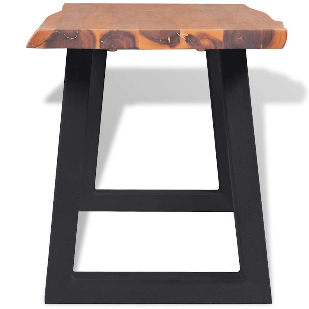 vidaXL Bankje 145 cm massief acaciahout